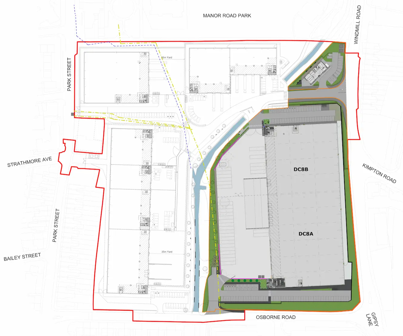 Illustrative masterplan.
